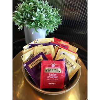 🍃🍃 Twinings tea ชาทไวนิงส์ ชาอังกฤษแท้ รสชาติเยี่ยม ราคาถูก แบ่งขายเป็นซอง คละรสได้ 🍃🍃