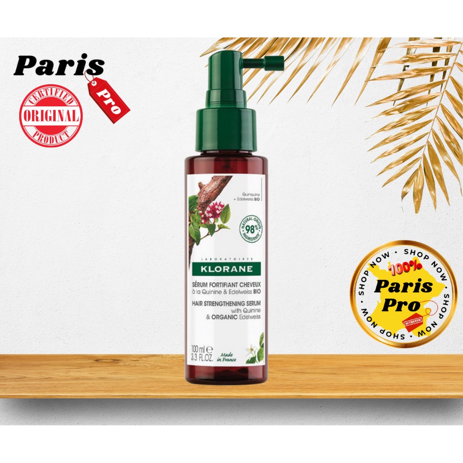 เซรั่มบำรุงรากผม คลอเรน KLORANE Hair Strengthening Serum ชะลอการหลุดร่วงของเส้นผม เสริมสร้างเส้นผมที