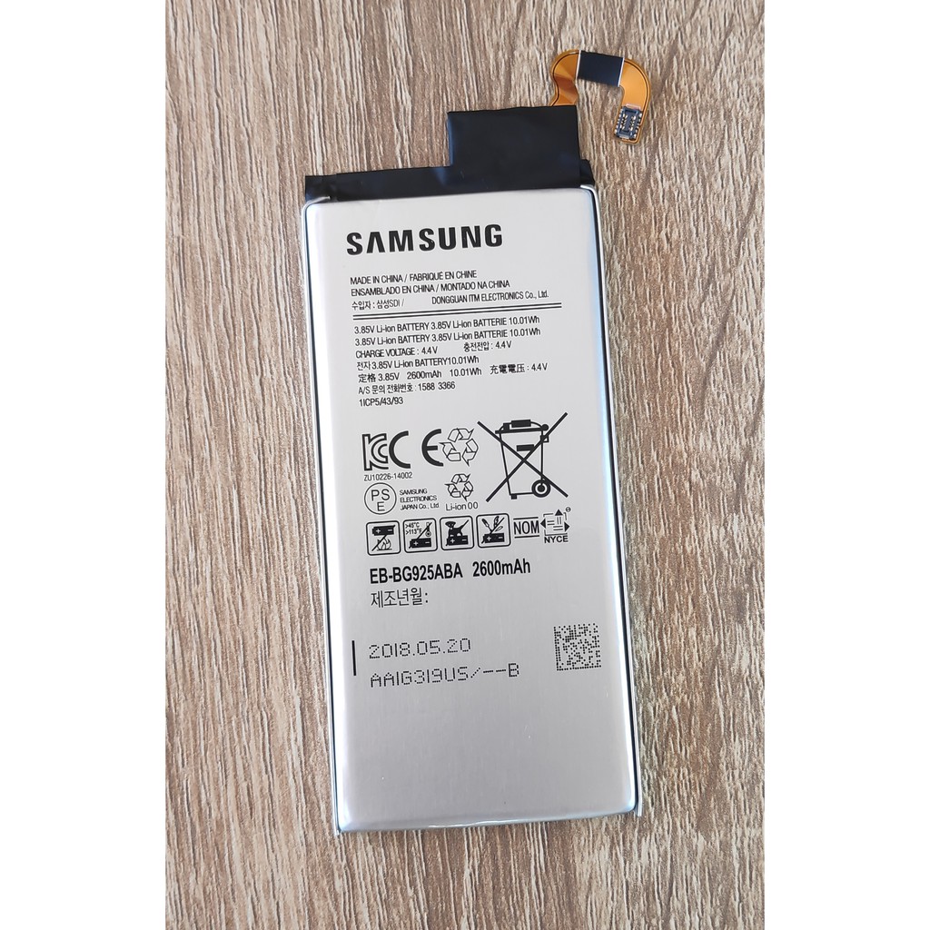✨✨ แบตเตอรี่ ใช้สำหรับ Samsung Galaxy S6 Edge EB-BG925ABA แบต Samsung S6 Edge