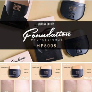 พร้อมส่ง เบอร์ 21 Sivanna Colors Professional Fooundation #HF5008