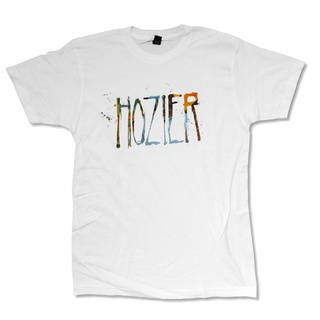 เสื้อยืด พิมพ์ลายโลโก้ Hozier Spray สีขาวS-5XL