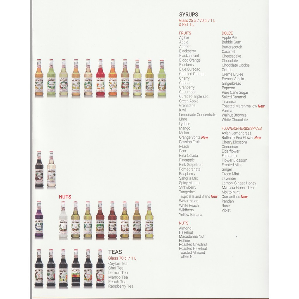 โมนิน เพียวเร่ Red Berries (Monin Puree Red Berries) 1 L.