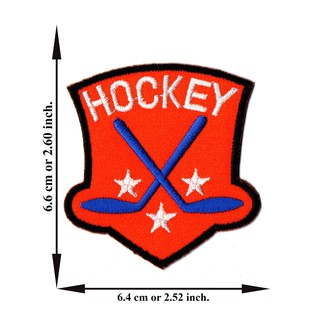 ตัดรีด ตัวรีดติดเสื้อ อาร์มปัก ติดเสื้อปัก ปักเสื้อ DIYลาย HOCKEY2