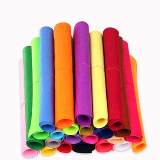 ผ้าสักหลาดโพลีเอสเตอร์ แบบหนา แฮนด์เมด ขนาด 50x40 ซม. DIY แบบสร้างสรรค์ สําหรับเด็กอนุบาล