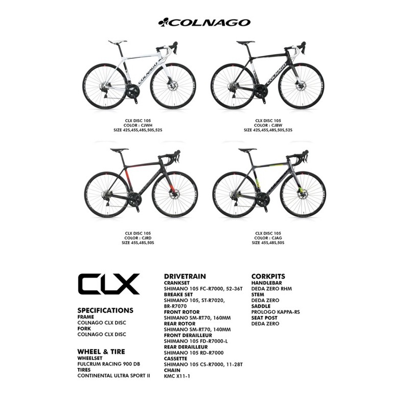 colnago clx 105 disc