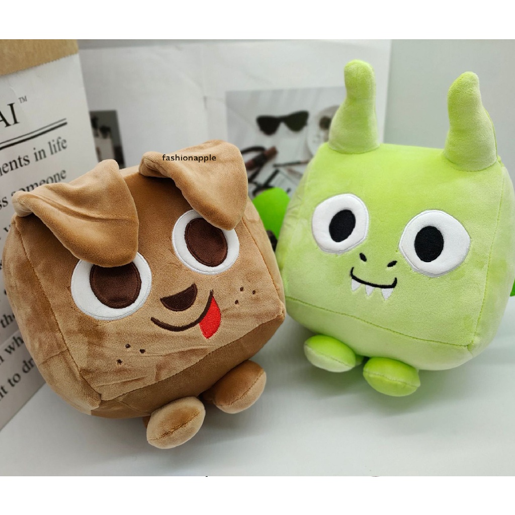 ☈☜❈FAMY Big Games Cat Plush With Code Pet Simulator X Square Cat Plush Toy FAA