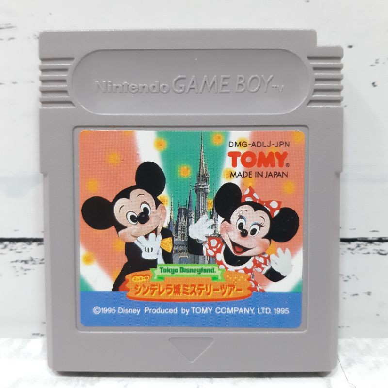 ตลับแท้ [GB] [0056] Tokyo Disneyland Mickey no Cinderella-jou Mystery Tour (Japan) (DMG-ADLJ) Gameboy Original เกมบอย