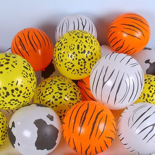 ลูกโป่งธีมสวนสัตว์ ลูกโป่งธีมซาฟารี Zoo balloons ขนาด 12นิ้ว (พร้อมส่ง)