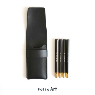 FOLIO ART : ชุดพู่กันสีน้ำ Folio Art Brush เซต 4 ด้าม ขนาดพกพา พู่กันสีน้ำ ขนสังเคราะห์ 899069