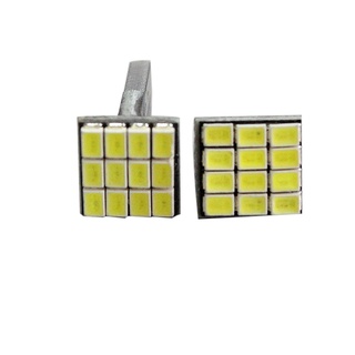 {FCC} หลอดไฟเลี้ยวรถยนต์ T10 3020 12 SMD LED 2 ชิ้น