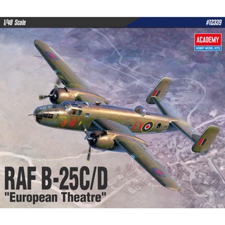 Academy 12339 RAF B-25C/D "EUROPEAN THEATRE" 1/48