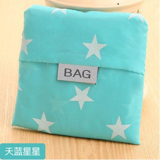 Foldable Shopping Bag [ของถึงไทยแล้ว สินค้าพร้อมส่ง] กระเป๋าผ้าลดโลกร้อน พับเก็บได้ พกพาสะดวก สำหรับนักช้อป Tote Eco bag