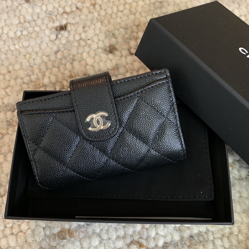 🔥🔥 New Chanel card wallet, inside zip holo 30 Authentic แท้ 💯% ของใหม่