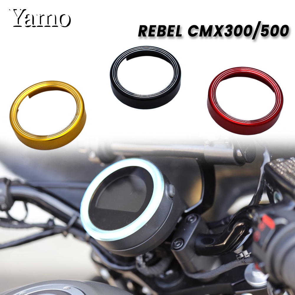 รถจักรยานยนต์ Speedometer Gauge เครื่องมือเมตรแหวนสําหรับ Honda Rebel500 Rebel300 CMX500 CMX300 CL300 500 2020-2023