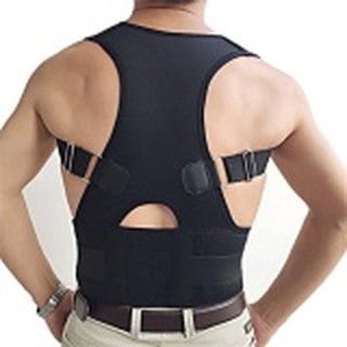 Plusslim เสื้อเสริมบุคลิก back brace posture สีดำ เต็มหลัง เสริมบุคลิกทุกวัย