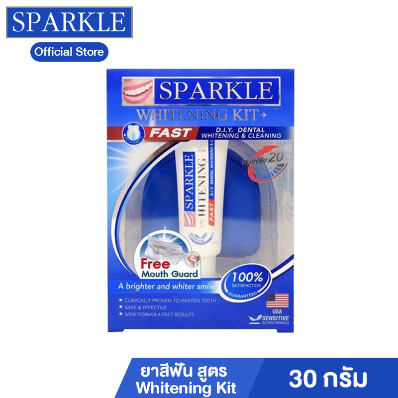 Sparkle ยาสีฟัน สูตร Whitening Kit SK0176 ขนาด 30 g. kuron