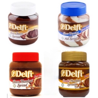 เดลฟี่ช็อกโก ทาขนมปัง Delfi Choco มี 4 รสชาติ 350g