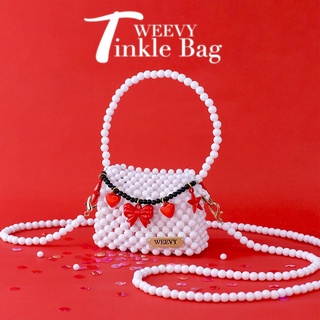 Weevy Tinkle Bag กระเป๋าลูกปัด กระเป๋าแฟชั่น งานhandmade แบรนด์คนไทย