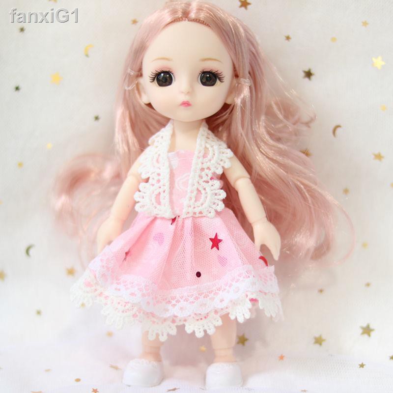 เตรียมจัดส่งตุ๊กตา 17cm แต่งตา 3D 13 ข้อต่อ BJD Lolita เด็กน่ารักใน ...