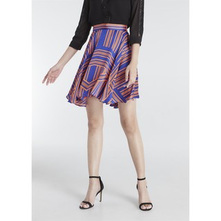 Jousse Skirt กระโปรงผู้หญิง ทรงจีบรอบ ลายกราฟฟิค (JL2COR)