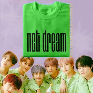 เสื้อยืดผ้าฝ้าย NCT Dream Shirt Outfit / เสื้อยืด Neo Culture Technology / NCTzens Merch - APPLE GREEN