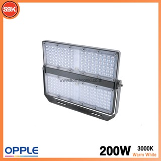 OPPLE โคมLED โคมไฟ สปอร์ตไลท์ ฟลัดไลท์ สีเทา LED E 200W