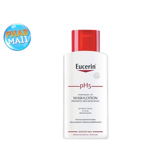 Eucerin pH5 WASHLOTION 200ML ครีมอาบน้ำสำหรับฟื้นบำรุงเกราะปกป้องผิวให้แข็งแรง