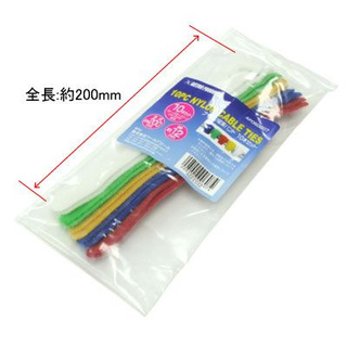 สายรัดไนลอน 10 เส้น ( Nylon Loop Ties 10Pcs Set )