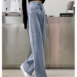 JKC🎀Jeanstop กางเกงยีนส์ผู้หญิง กางเกงยีนส์เอวสูง ขากระบอกเล็ก