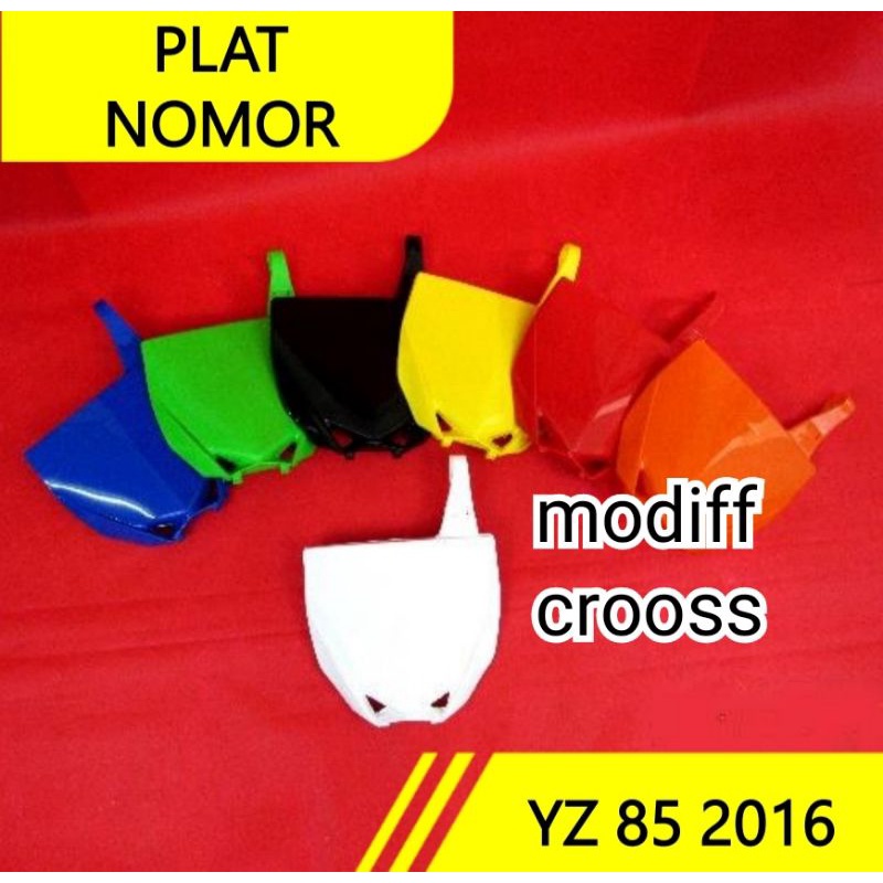 YZ 85 ใหม่ 2016 แผ่นตัวเลข YZ 85 2016 crf ktm YZ klx 150 bf kx แผ่นหมายเลขด้านหน้า YZ 85 2016