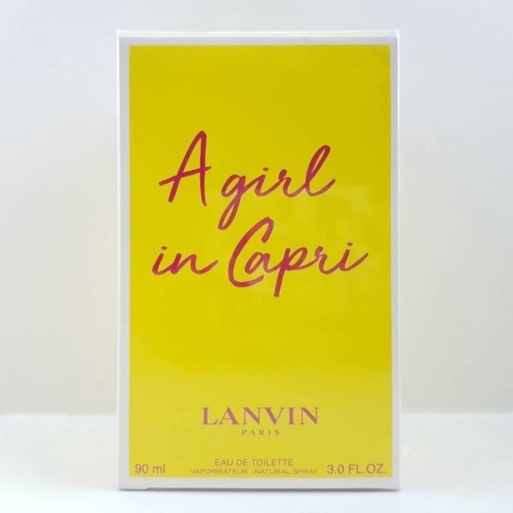Lanvin A Girl in Capri edt 90ml กล่องซีล (ผลิต  12/3/2019 รหัส 01J22J071 )  P-L3nvin