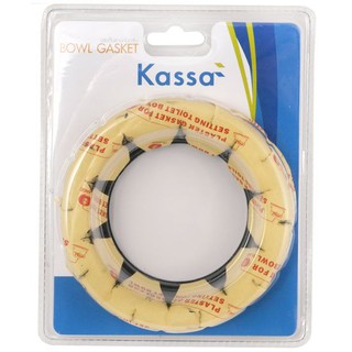 KASSA ประเก็นยางกันกลิ่น รุ่น KS-N02 ขนาด 20 x 17 x 4.5 ซม. สีดำ