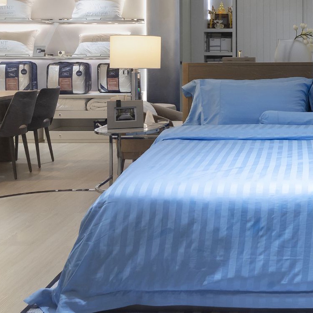 Aspire ปลอกผ้านวมรุ่น MASSACCIO ผ้าริ้ว 500 เส้นด้าย