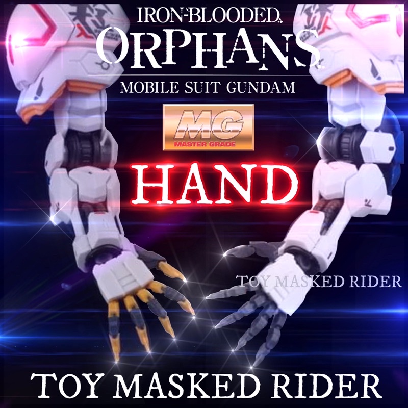 มือกรงเล็บขยับนิ้วได้ MG 1/00 CLAWS STYLE สำหรับ MG 1/100 1 ชุดได้มือ ซ้าย-ขวา