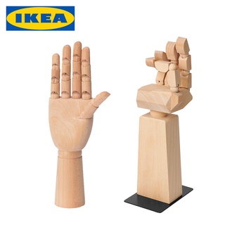 มือไม้ มือไม้ตั้งโชว์ สีเนเชอรัล HANDSKALAD LANESPELARE ASUS ROG collection IKEA อีเกีย