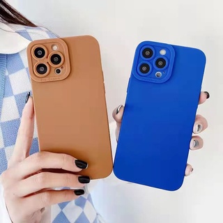 เคส Vivo Y15S Y76 Y72 5G Y52 5G Y20 Y20S Y20SG Y12A Y12S Y20i Y17 Y15 Y12 Y3S V15 V20 Pro S1 X70 Y91C Y50 Y30 Y30i ไคลน์ บลู ซอฟท์ เชลล์