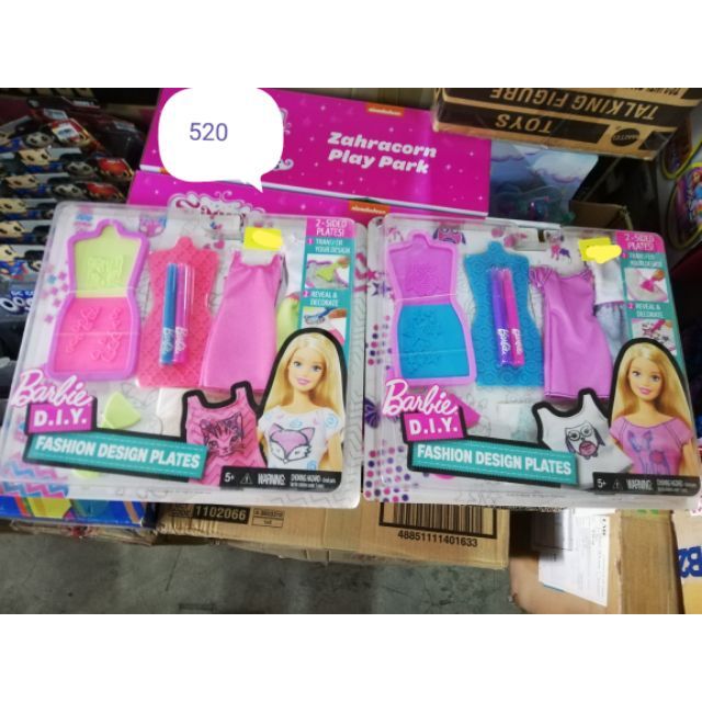 ชุดบาร์บี้แต่งสีเอง DIY workshop​ crayola