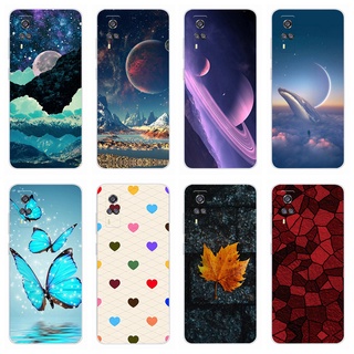 เคสโทรศัพท์มือถือ ซิลิโคน TPU เจลลี่ใส พิมพ์ลายดาวเคราะห์อวกาศ ท้องฟ้า หรูหรา สําหรับ Vivo Y51A Y31 2021 Y51 2020 V2036 V2030 V2031