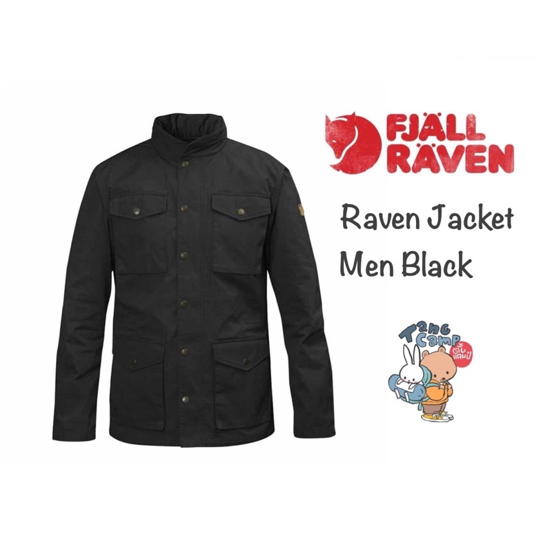 Fjallraven Raven Jacket Men-Black