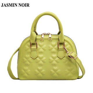 Jasmin NOIR กระเป๋าถือ กระเป๋าสะพายไหล่ พิมพ์ลายดอกไม้ เรียบง่าย สําหรับผู้หญิง