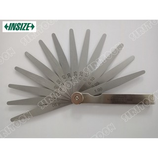 ฟิลเลอร์เกจ 13 ใบ ขนาด 0.05-1.00mm INSIZE รุ่น 4602-13 (Feeler Gage) (**สินค้าใหม่**)