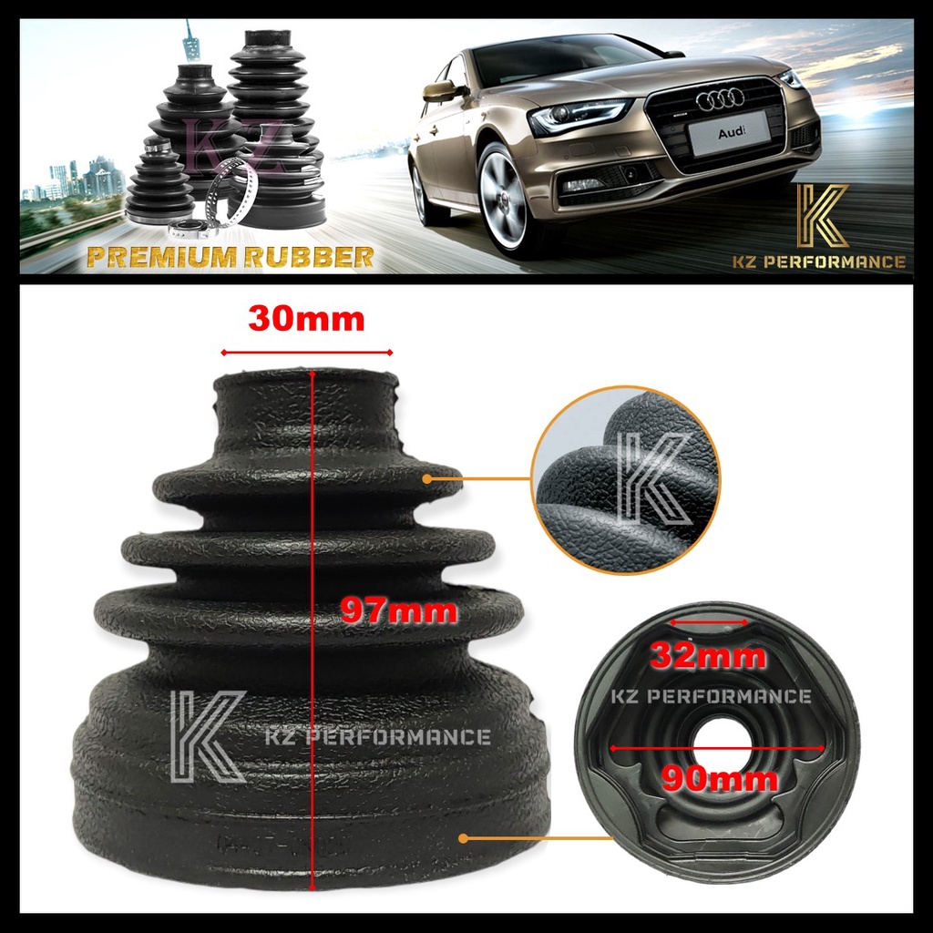 NISSAN MURANO / TOYOTA HILUX KUN25 / HILUX KUN26 / FORTUNER TGN51 / 30MM - 90MM / DRIVE SHAFT BOOT I