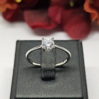 Memorine Jewelry แหวนเงินแท้ 925 ฝังเพชรสวิส (CZ) : ONLR446