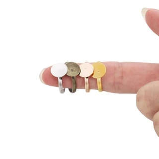 20pcs ฐานเปล่าสามารถใช้ทำแหวน DIY ได้