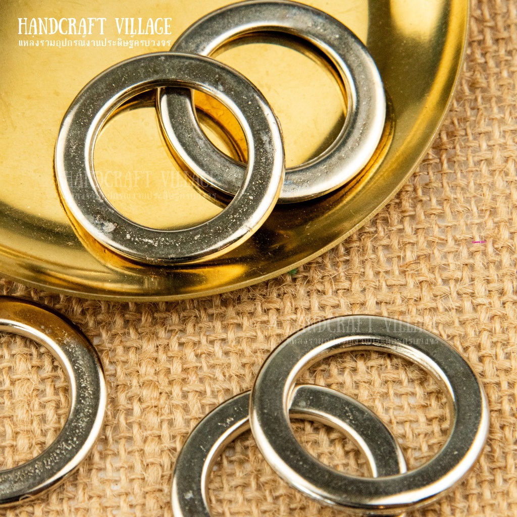 ห่วงโลหะ/ตัวปรับความยาวสายกระเป๋า งานซิงค์อย่างดี ไม่ดำ มีหลายขนาด อะไหล่กระเป๋า ห่วงคล้องหูกระเป๋า ตัวปรับสาย