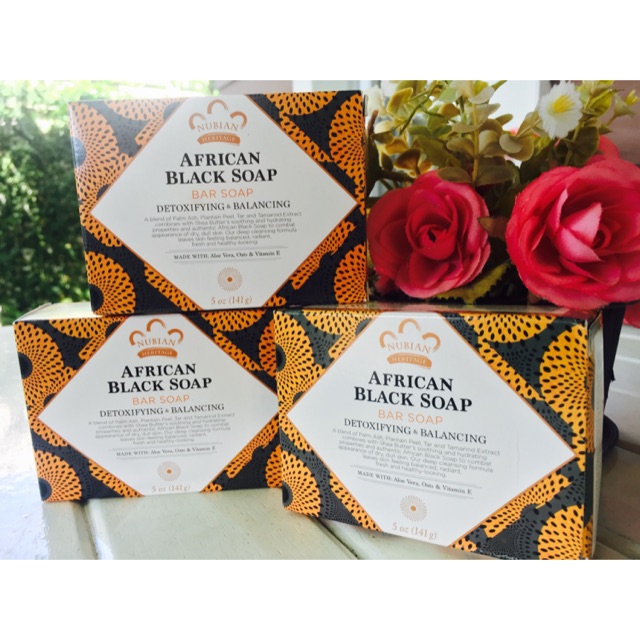 Nubian Heritage, African Black Soap Bar 141 g