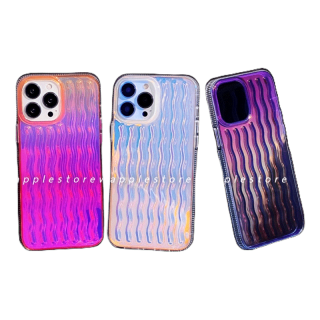 Case Mermaid Hologram เคสเงา LYDIY เคสใสลายยัก เคสสำหรับรุ่น 11-14 14pro 14promax