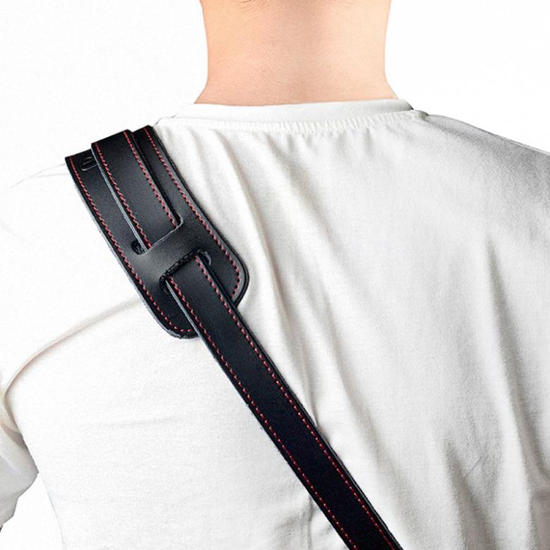 สายคล้องกีตาร์หนังปรับระดับได้ 120-145 ซม.