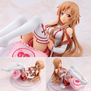 Figure ฟิกเกอร์ Model โมเดล Sword Art Online ซอร์ดอาร์ตออนไลน์ Yuuki Asuna ยูกิ อาสึนะ new wife is YES pillow