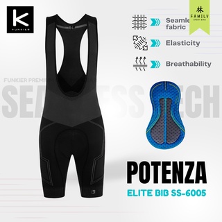 เอี้ยมจักรยาน Funkier Potenza Elite Bib Seamless F-14 PAD SS-6005